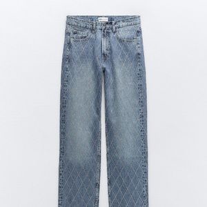 Zara Rhinestone Jeans